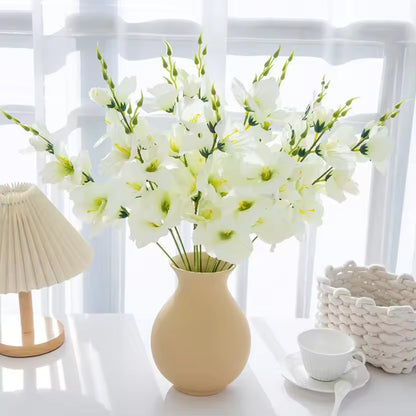 Artificial Moth Orchid Wedding Flowers Wall Home New Year's Decor Accessories Diy Gifts Bridal Bouquets Indoor Bonsai Scrapbooks